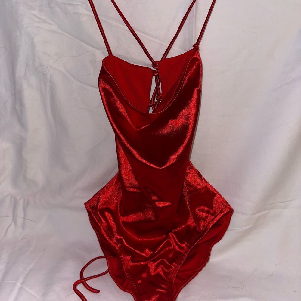 Princess Polly Red Satin Chemise